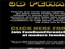Tablet Screenshot of femdomchronicle.com